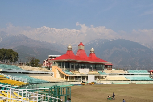 Dharamshala Stadium View