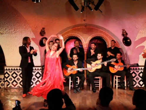4 hours night tour of Seville including flamenco show with drinks and tapas[Vegetarian options available] 