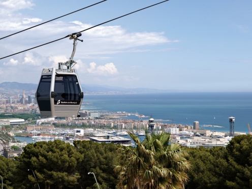 Monjuic hill Cable car ride to Spanish village ,Olympic village ,Gothic Quarter [4 hours]