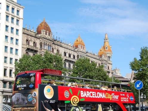 Hop on Hop off bus tour city sightseeing.