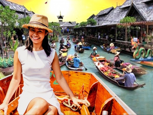 Floating market tour [ 6 hours]