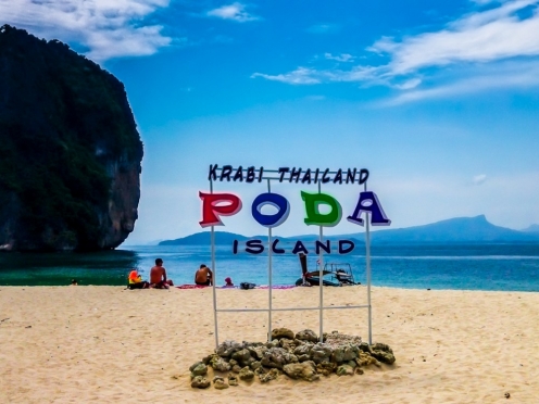 Krabi’s 4 island exploration [ Poda Island , Tup Island , Ao Nang Beach , Chicken Island ]