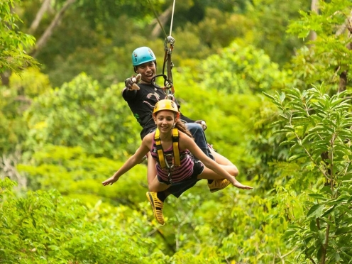 Hanuman World Zipline with transfers with lunch.