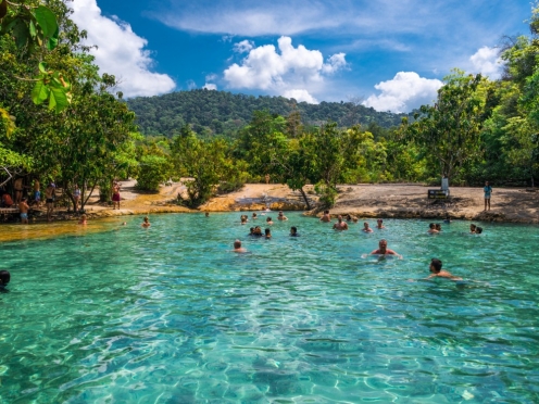 Emerald Pool , Tiger Cave & Hot Springs