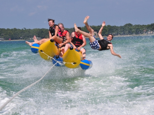 Coral island day tour with lunch , jet ski, banana boat , glass bottom boat , parasailing , sea walking and free photos CD