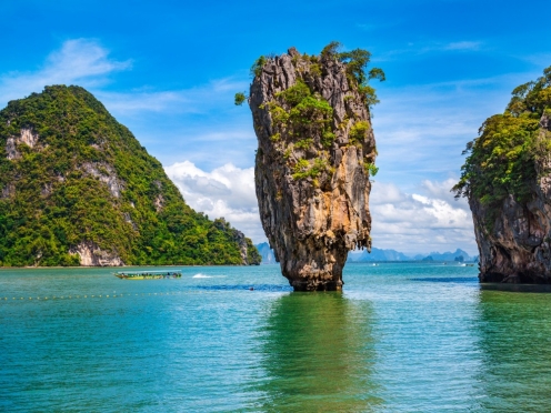 Phang Nga Bay Island Cruise with Canoe tour and James Bond Island from Phuket. [9 hours]