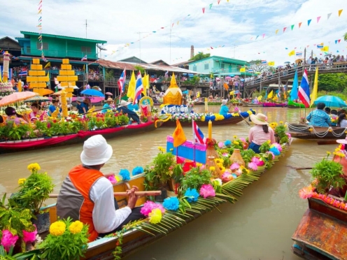 Floating market tour [ 6 hours]