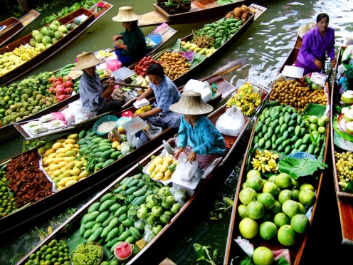 Floating market tour [ 6 hours]