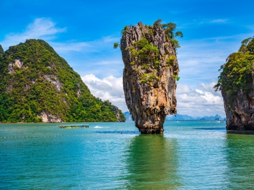 Phang Nga Bay Island Cruise with Canoe tour and James Bond Island from Phuket. [9 hours]