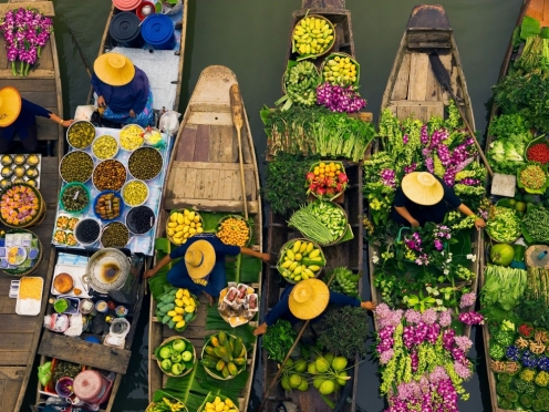 Floating market tour [ 6 hours]
