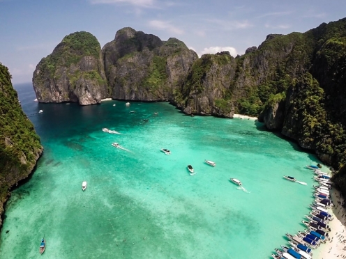 Day tour to Phi Phi and Maya Bay , Khai islands from Phuket with lunch and transfers