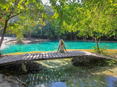 Emerald Pool , Tiger Cave & Hot Springs