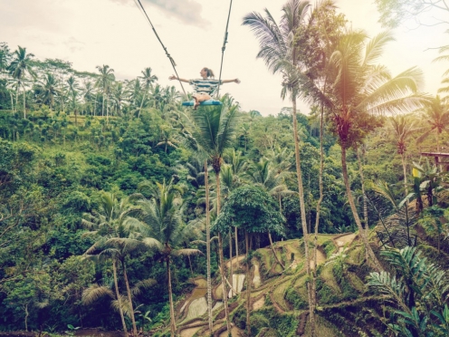 Swing above the Rice Terraces.