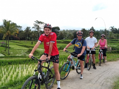 Bali Country-side Cycling tours.