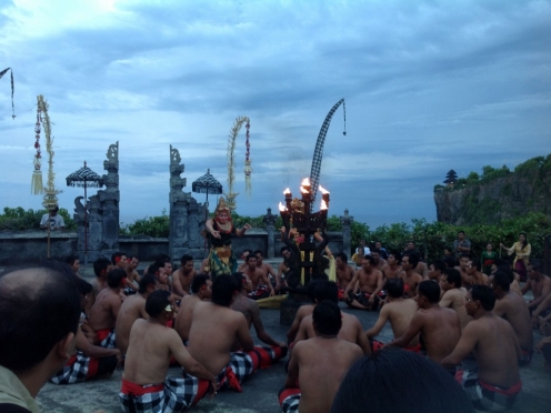 Uluwatu and Kechak dance Sunset and seaside candle light dinner at Jimabaran beach.