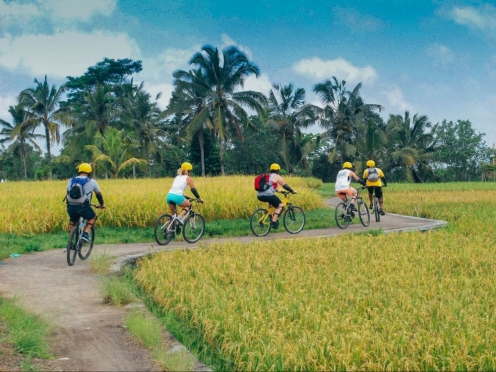 Bali Country-side Cycling tours.