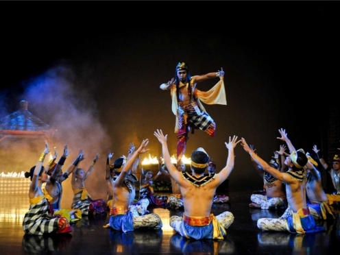 Devdan show at Nusa Dua theatre.