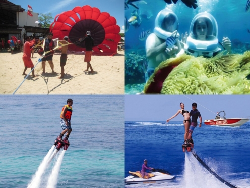 Jet Ski , Banana Boat , Scuba Dive.