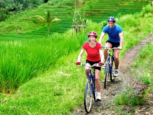 Bali Country-side Cycling tours.