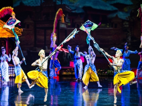 Devdan show at Nusa Dua theatre.