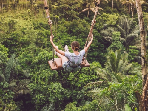 Swing above the Rice Terraces