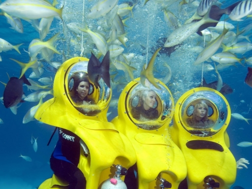 Under Water Scooter Ride.