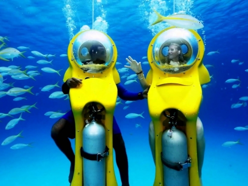 Under Water Scooter Ride