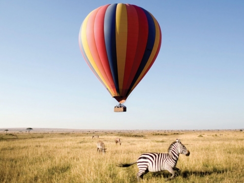 Hot Air Balloon with Bush Breakfast [ breakfast middle of jungle ]