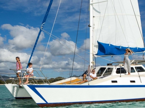 Catamaran Cruise at Isle Aux Cerf with lunch and snorkel.