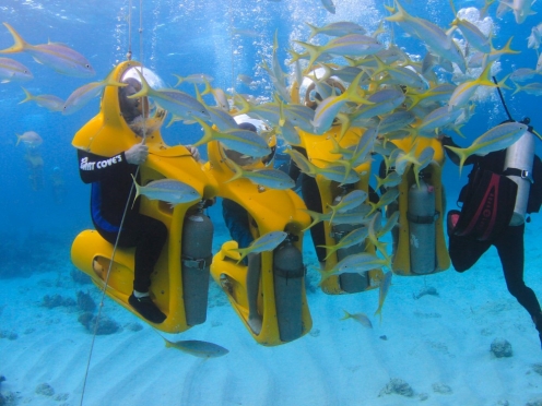 Under Water Scooter Ride