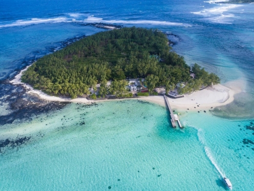 Des Deux Coscos Island with snorkelling , glass bottom boat and lunch