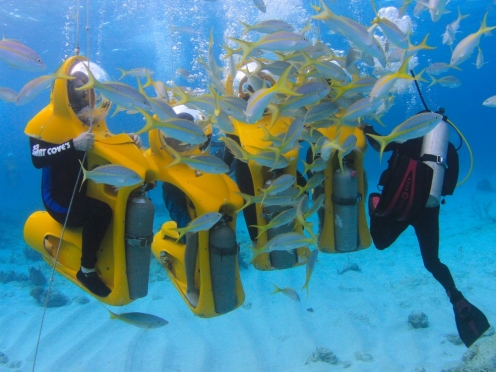 Under Water Scooter Ride