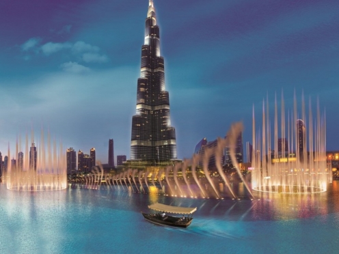 Boat Ride during the Fountain show