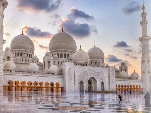 Grand Mosque & Louvre Museum Abu Dhabi