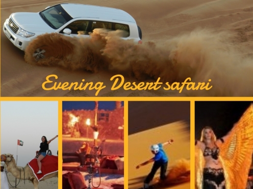 Desert Safari with optional Camel rides & ATV rides