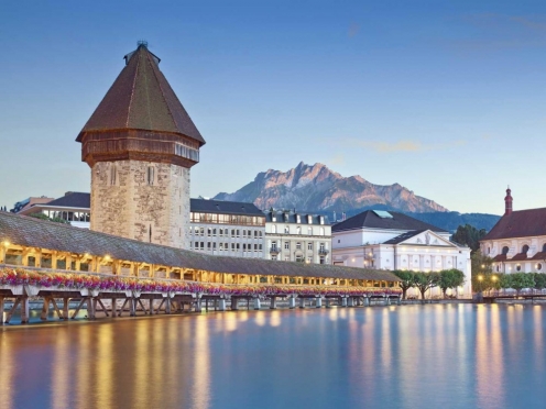 Lucerne City Bike & walking tour with Boat ride 