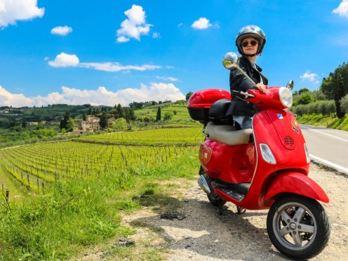 Tuscany vespa tour