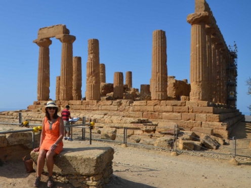 Agrigento temple valleys from  Palermo