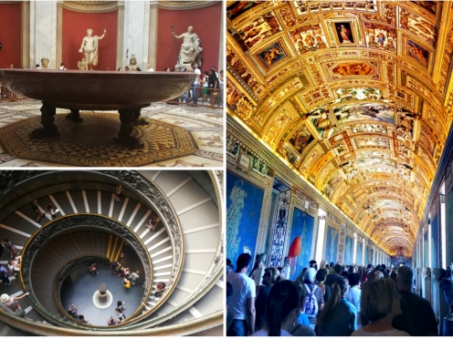 Vatican Museum , Sistine chapel , St Peters basilica