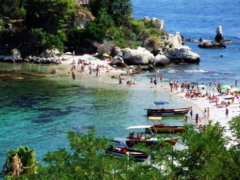 Taormina swim n snorkel coastline tour