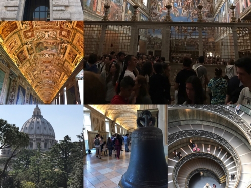 Vatican Museum , Sistine chapel , St Peters basilica