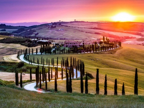 Tuscany in One Day visit Pienza , Siena 