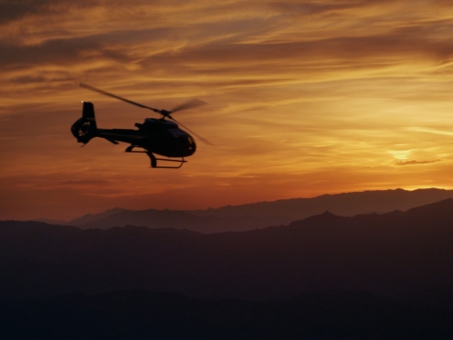 Sunset Helicopter Ride