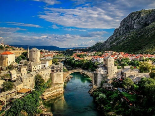 Mostar and Kravice falls  & Bosnia & Herzegovina highlights