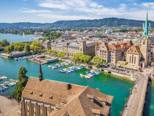 Zurich half day tour with cable car 