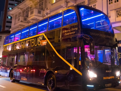 Gourmet Dinner Bus [ Moving Dinner Experience]